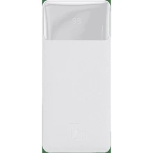 Зовнішній акумулятор Baseus Power Bank 10000mAh Bipow Display 15W White (PPDML-I02): Кількість USB 3