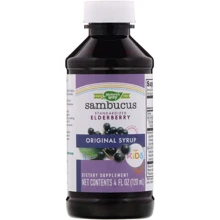 Nature's Way, Original Sambucus for Kids, Standardized Elderberry, 4 fl oz (120 ml) (NWY-06973): Форма выпуска Жидкость