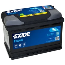 Exide Excell 6СТ-74 (EB741): Ємність, Ач 74