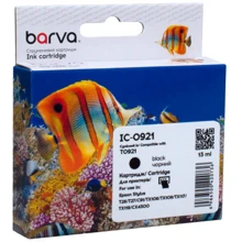 Картридж Barva Epson T0921/T1081 (C13T10814A10) 260ст, black (IC-0921): Производитель Barva