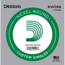 Струна для гитар Струна D`ADDARIO NW068 XL Nickel Wound 068: Тип Струна