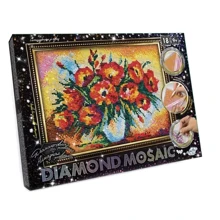 Алмазна мозаїка Danko Toys Diamond Mosaic Маки 30x40 см (DM-03-01,02,03,04,05...10): Виробник Danko toys