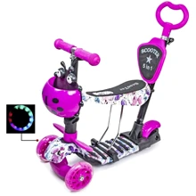 Самокат Scooter "Божья коровка" 5in1. Poppies (многофункциональный): Количество колес 3