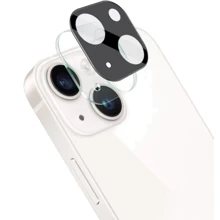Защитное стекло для iPhone BeCover Tempered Glass Black for Camera iPhone 14 (708080): Тип защиты экрана на камеру