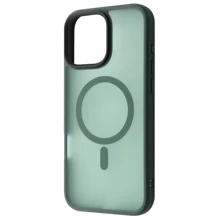 Чехол для iPhone WAVE Matte Insane Case with MagSafe Green for iPhone 16 Pro Max: Цвет зеленый