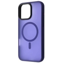 Чехол для iPhone WAVE Matte Insane Case with MagSafe Midnight Blue for iPhone 16 Pro Max: Цвет синий