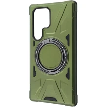 Чехол для телефонов WAVE Iron Grip with Magnetic Ring Dark Green for Samsung S938 Galaxy S25 Ultra: Совместимость Samsung S938 Galaxy S25 Ultra