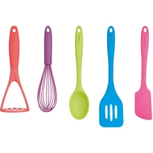 Кухонний набір Набір Kitchen Craft кухонних аксесуарів Colourworks Brights 5 пр. (CWBRTOOLS5PC): Опис Набор кухонных аксессуаров
