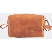 Косметичка INCARNE Limit с ручками Коньяк L 24x16x11см: Производитель INCARNE