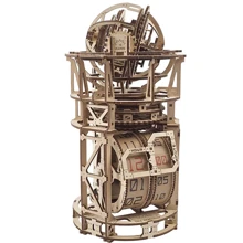 Механічний 3D пазл UGEARS Астроном настільний годинник з турбійоном (70162): Вид наука и техника