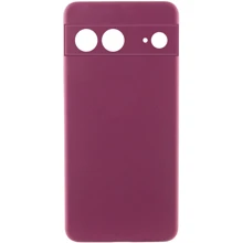 Чехол для телефонов Lakshmi Case Silicone Cover Full Camera Plum for Google Pixel 7a: Совместимость Google Pixel 7a