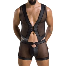 Вишуканий комплект Passion 053 SET WILLIAM black XXL/XXXL: Для кого Для чоловіків