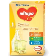 Milupa молочная смесь 350 г №1: Тип Смеси молочные