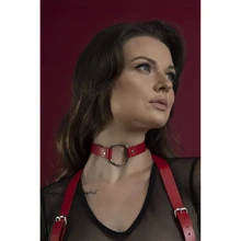 Чокер с кольцом Feral Feelings - O-Ring Collar, красный: Производитель Feral Feelings