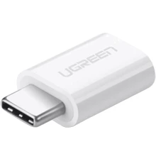 Адаптер Ugreen Adapter US157 USB-C to MicroUSB White (30154): Колір белый