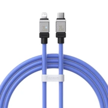 Кабель Baseus Cable USB-C to Lightning CoolPlay Series 20W 1m Blue (CAKW000003): Тип USB-C - Lightning
