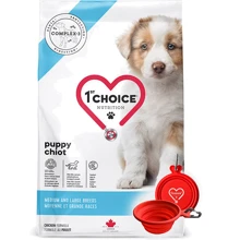 Сухий корм 1st Choice Puppy Medium and Large для цуценят середніх та великих порід 12 кг + похідна миска в подарунок (59294): Тип Сухой корм