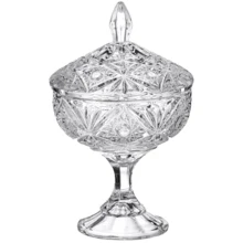 Конфетница Bohemia Miranda с крышкой на ножке 24 см (8069): Тип Конфетница на ножке с крышкой