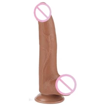 Фаллоимитатор LoveToy Sliding-Skin Dual Layer Dong 8.5" Brown: Назначение Вагинальные