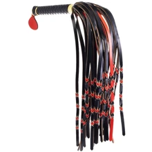 Флоггер LOCKINK Sevanda Red & Black Braided Tail Flogger: Производитель LOCKINK