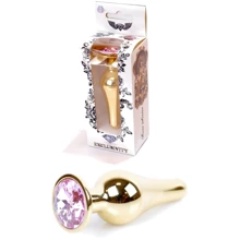 Анальна пробка із кристалом BOSS of TOYS Boss Series - Jewellery Gold BUTT PLUG Rose, BS6400063: Для кого унісекс