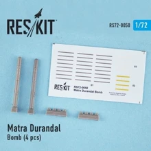 Набор вооружений RESKIT Бетонобойная авиационная бомба Matra Durandal, 4 шт. RS72-0050: Производитель RESKIT