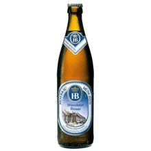 Упаковка пива Hofbrau Munchner Weissbier, светлое нефильтрованное, 5.1% 0.5л х 20 бутылок (EUR4005686004157): Объем, л 0.5