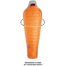 Спальный мешок Big Agnes Torchlight UL 30 (850 Downtek) Regular orange/gray - LEFT: Тип кокон