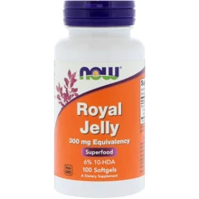 Now Foods Royal Jelly, 100 caps Маточное молочко: Форма выпуска Капсулы