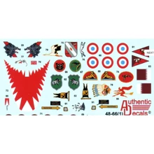 Декаль Authentic Decals для літака Mirage 2000D/N/-5DDA з місією маркування AD4866: Виробник Authentic Decals