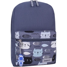 Жіночий рюкзак Bagland Молодіжний Mini 1111 сірий (0050866): Стать Женский
