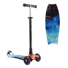 Самокат Best Scooter Maxi черно-синий (779-2116): Количество колес 4