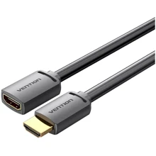 Кабель и переходник Vention HDMI M to HDMI F 5.0m V2.0 4K 60Hz PVC (AHCBJ): Тип кабель