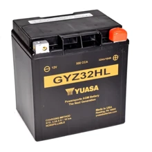 Автомобільний акумулятор мото Yuasa 12V 33,7Ah High Performance MF VRLA Battery (GYZ32HL): Ємність, Ач 33.7