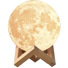 Настольный светильник Magic 3D Moon Light Touch Control 15 см UFT Moonlamp: Особенности Регулируемая яркость подсветки, Индикатор низкого заряда батареи