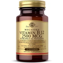Solgar Vitamin B12 2500 mcg Витамин Б12 60 таблеток: Тип Витамин B