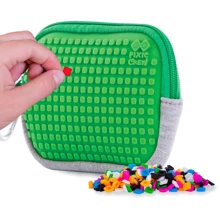 Гаманець для дрібниць Pixie Crew Crazy Colors сірий і салатовий (PXA-07-24): Виробник Pixie Crew