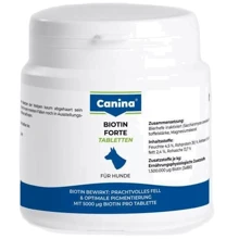 Витамины Canina Biotin forte 100 g 30 таб. Интенсивный курс для шерсти (4027565101092): Производитель Canina