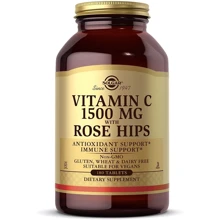 Solgar Vitamin C With Rose Hips 1500 mg Солгар Витамин С с шиповником 180 таблеток: Тип Витамин C