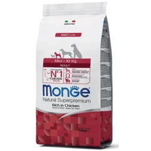 Сухий корм Monge Dog Mini Adult для дорослих собак маленьких порід з куркою та рисом 15 кг (70006118): Тип Сухой корм