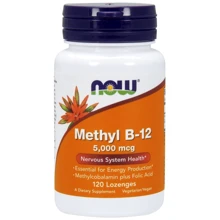 NOW Foods Methyl B-12 5,000 mcg Lozenges 120 tabs: Тип Витамин B