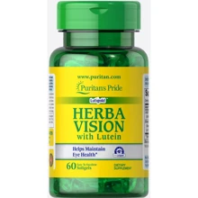 Puritan's Pride Herbavision with Lutein and Bilberry 6 mg 60 caps Лютеин і чорниця для зору: Форма випуску капсули