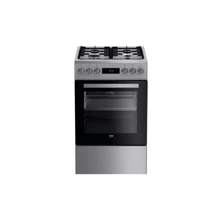 Плита комбинированная Beko FSE52330DXDS: Тип варочной поверхности газовая