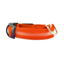Нашийник Fox LED світлодіодний для собак оранжевий L 48-60см ширина 2.5см (LED-L ORANGE): Виробник Fox