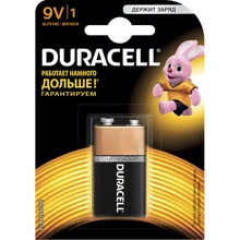 Батарейка Duracell Basic 9V алкалиновая 9V 6LR61 1шт.: undefined undefined