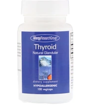 Allergy Research Group Thyroid Natural Glandular 100 Caps (ALG-71810): Форма выпуска Капсулы