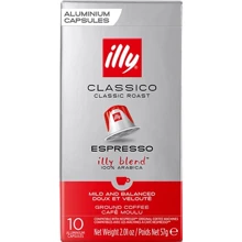 Кофе в капсулах ILLY Espresso Classico 100% Арабика 10х5.7 г (8003753158556): Вид напитка Кофе в капсулах