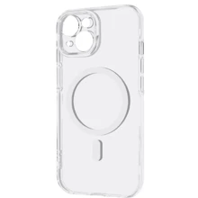 Чохол для iPhone Baseus Crystal Magnetic Transparent (P60157205203-00) для iPhone 15: Колір прозорий