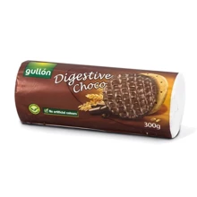 Печиво Gullon Digestive із шоколадом, 300г: Вага нетто 300 г