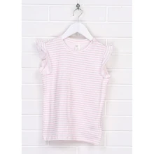Футболка H&M 7030639 74 см белая: Пол Девочка
